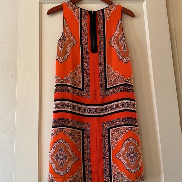 Anthropology Maeve Silk Canna Shift Dress - Picture 4 of 6